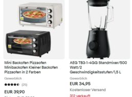 Ebay: Küchen-Kleingeräte mit zehn Prozent Extra-Rabatt