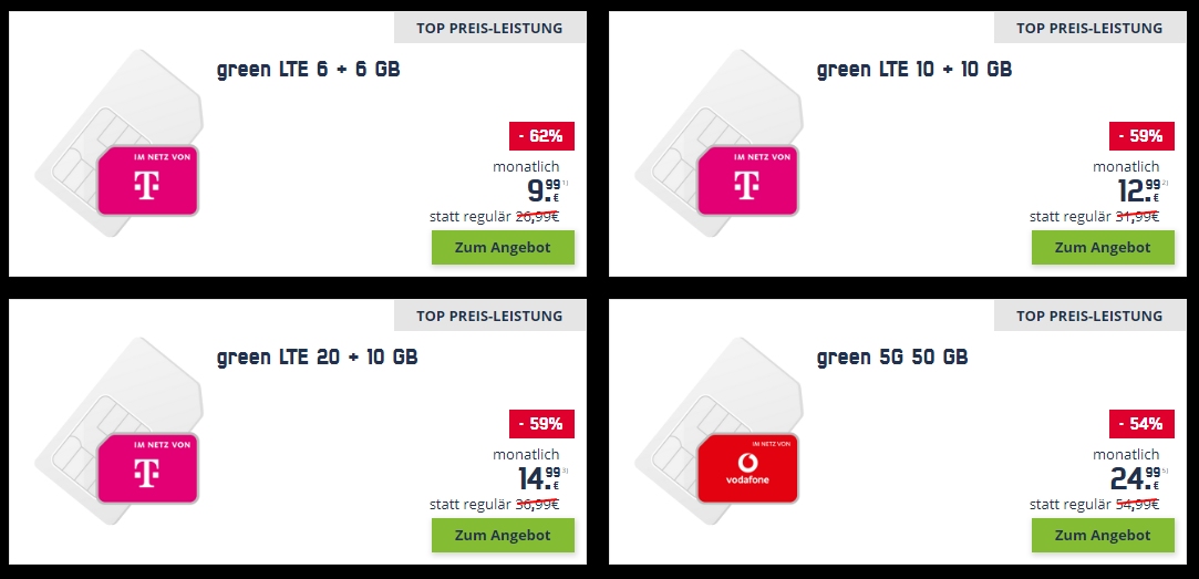 Freenet: LTE-Flats im Telekom-Netz ab 9,99 Euro