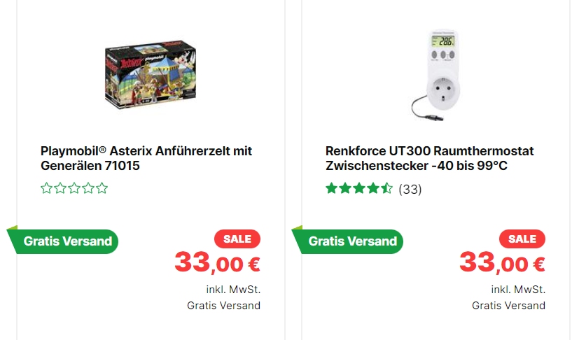 Völkner: Raumthermostat Zwischenstecker für 33 Euro frei Haus