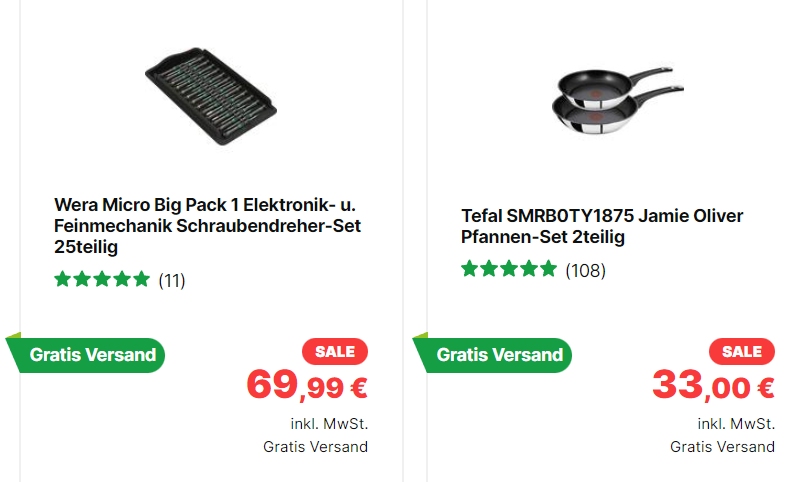 Völkner: Sale mit Gratis-Versand und kostenlosem Bohrerset