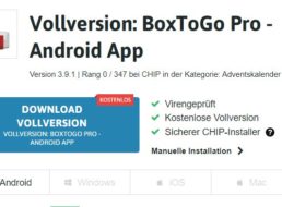 Gratis: „BoxToGo Pro“ als Jahreslizenz zum Nulltarif