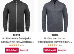 Amazon: Pullis & Sweatshirts für Herren mit Rabatt