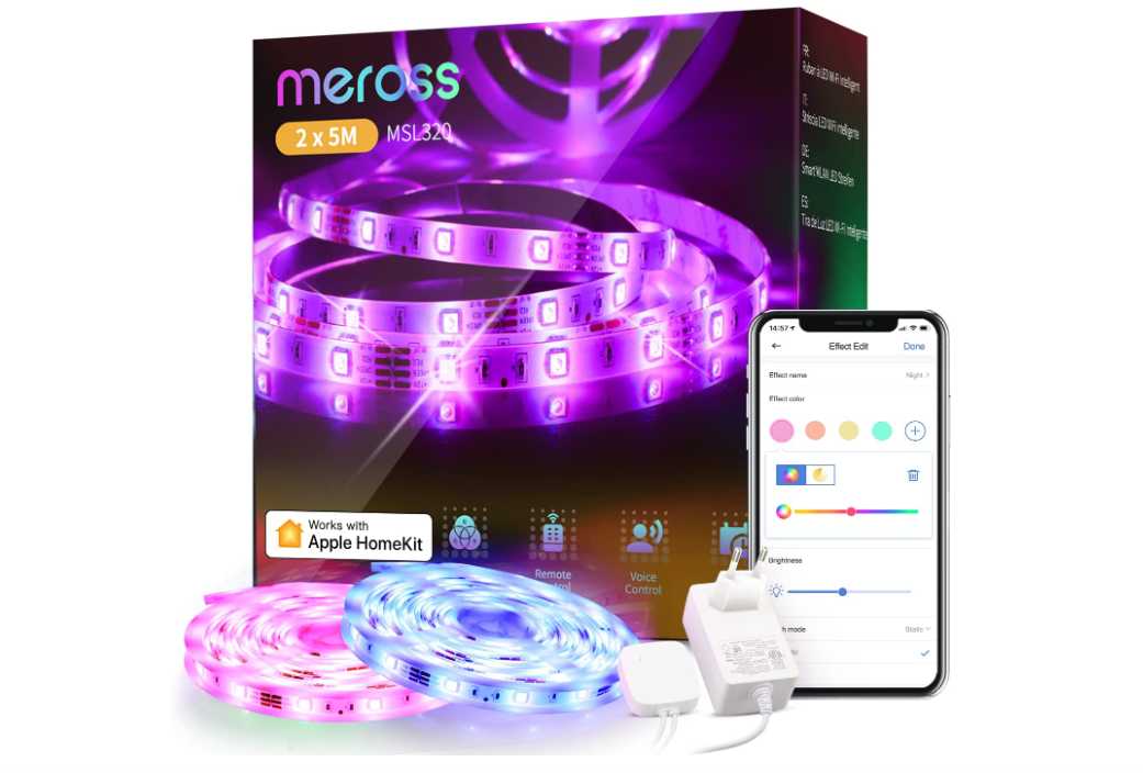 Amazon: Meross-Lichtstreifen mit Homekit für 36,07 Euro