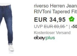 Riverso: Jeans via Ebay für 34,95 Euro frei Haus