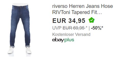 Riverso: Jeans via Ebay für 34,95 Euro frei Haus