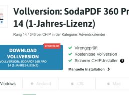 Gratis: Jahreslizenz von SodaPDF 360 Pro