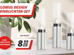 Druckerzubehoer: Blomus-Windlichter-Set für 8,99 Euro