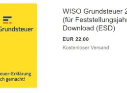 Ebay: „WISO Grundsteuer 2022“ für 22 Euro frei Haus