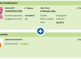 Cosmopolitan: Halbjahresabo für 24 Euro mit Gutschein über 25 Euro