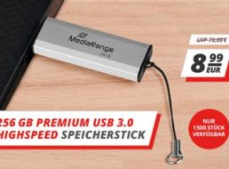 Druckerzubehoer: USB-Stick mit 256 GByte für 8,99 Euro