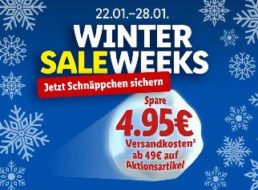 Lidl: Winter-Sale mit Gratis-Versand ab 49 Euro Warenwert