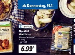 Lidl: „Alpenfest“ mit zahlreichen Spezialitäten