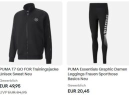 Puma: Sale bei Ebay mit Schnäppchen ab 14,95 Euro