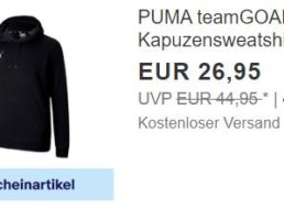 Puma: Kapuzen-Sweatshirt für 21,59 Euro