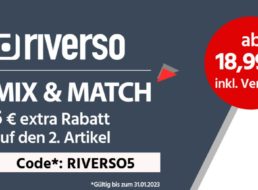 Jeans Direct: Riverso „mix and match“ mit 5 Euro Rabatt