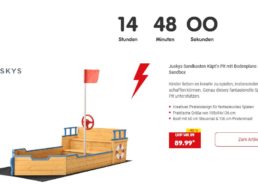 Netto Online: „Juskys Sandkasten Käpt’n Pit“ für 92,94 Euro frei Haus