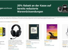 Amazon: 20 Prozent Rabatt auf über 40.000 Warehouse-Deals