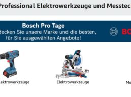 Amazon: „Bosch Pro Tage“  mit Werkzeug zu Schnäppchenpreisen