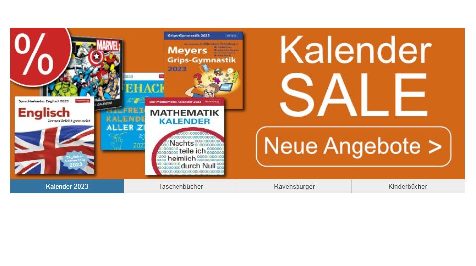 Terrashop: Kalendersale mit Angeboten ab 2,99 Euro