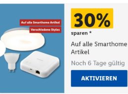 Lidl Plus: 30 Prozent Rabatt auf Smarthome-Produkte