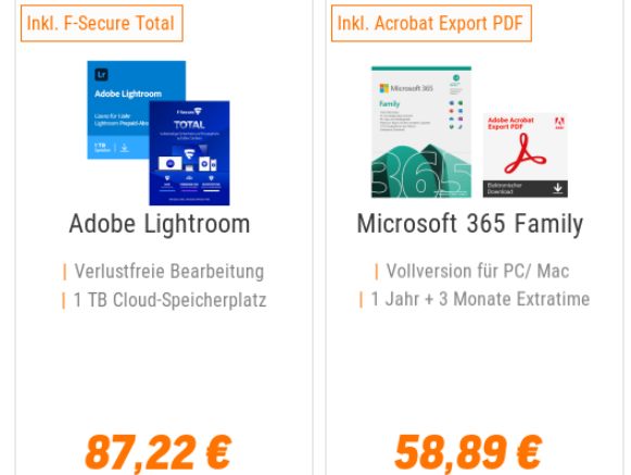 NBB: Microsoft 365 Family & Acrobat Export für 58,89 Euro