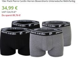 Pierre Cardin: Boxershorts im Zehnerpack für 34,99 Euro