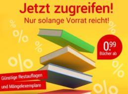 Weltbild: Bücher ab 99 Cent mit Option auf Gratis-Versand