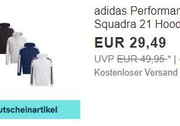 Adidas: Hoodie für 23,59 Euro frei Haus dank Ebay-Gutschein