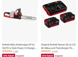 Einhell: Sale bei Amazon mit Aktionsgeräten ab 19,29 Euro
