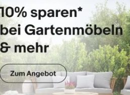 Ebay: 10 Prozent Rabatt auf Gartenartikel und Werkzeug