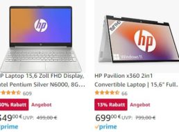 Amazon: HP-Laptops ab 249 Euro