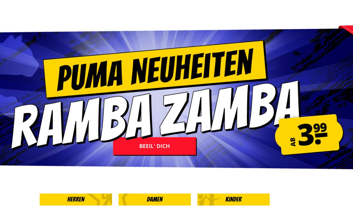 Puma: Sale bei Sportspar mit Schnäppchen ab 3,99 Euro