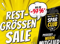 Sportspar: Restgrößen-Sale mit Schnäppchen ab 55 Cent