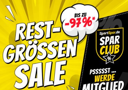 Sportspar: Restgrößen-Sale mit Schnäppchen ab 55 Cent