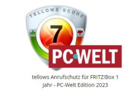 Gratis: „tellows Anrufschutz für FRITZ!Box“ für 0 statt 9,99 Euro