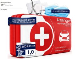 Amazon: Rellinger Verbandskasten nach neuer DIN-Norm für 19,97 Euro