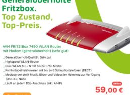 Völkner: AVM Fritz!Box 7490 als B-Ware für 59 Euro frei Haus