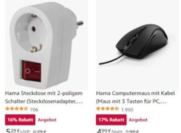 Hama: Sale bei Amazon mit Elektrik ab 4,99 Euro