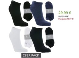 Outlet46: 28er-Pack H.I.S-Socken für 29,99 Euro