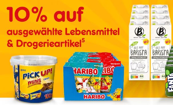 Netto: 10 Prozent Lebensmittel-Rabatt bis Dienstag