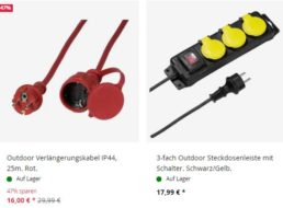 Vivanco: Outdoor-Kabel zu Bestpreisen mit Gratis-Versand