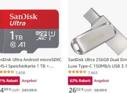 Sandisk: TByte-Speicherkarte für 94,99 Euro