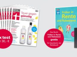 Gratis: Buch „Früher in Rente“ zum test-Probeabo