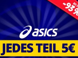 Sportspar: Asics-Artikel für pauschal 5 Euro