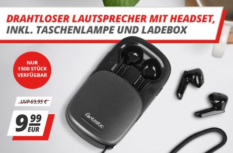 Druckerzubehoer.de: In-Ear-Kopfhörer mit Ladecase für 9,99 Euro