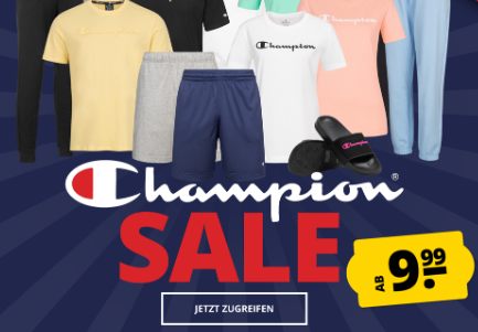 Sportspar: "Champion"-Sale mit Mode ab 9,99 Euro