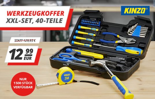 Druckerzubehoer: Haushaltswerkzeug-Set von Kinzo für 12,99 Euro