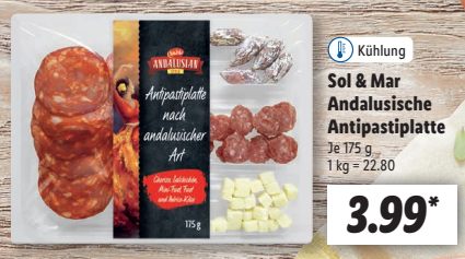 Lidl: Spanien-Spezial mit Olivenöl und Chorizo