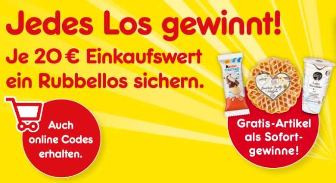 Netto: Rubbellos mit garantierten Gewinnen je 20 Euro Warenwert