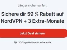 NordVPN: 27 Monate Sicherheit mit 59 Prozent Rabatt